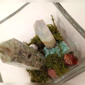 Rainforest Fae Crystal Terrarium